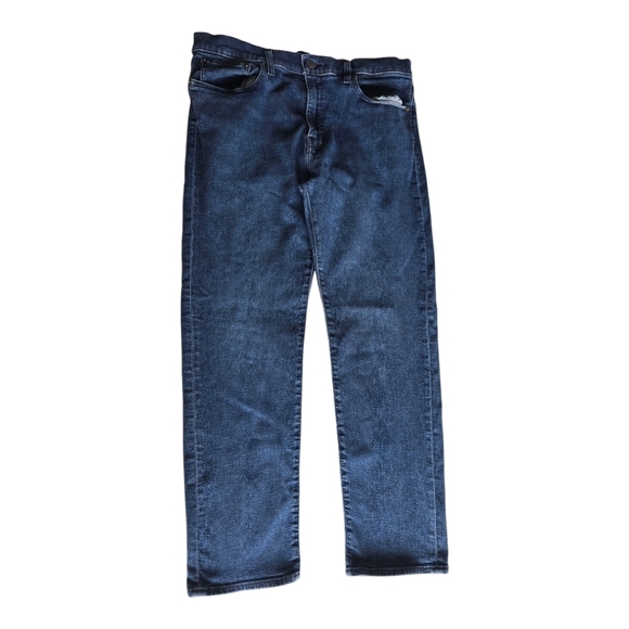 Levi's 502 Jeans Mens 38X32 Blue Mid Rise Straight Light Washed Logo Execellent - Picture 1 of 13